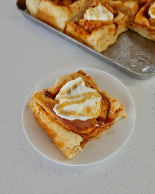 Hot honey ricotta pizza