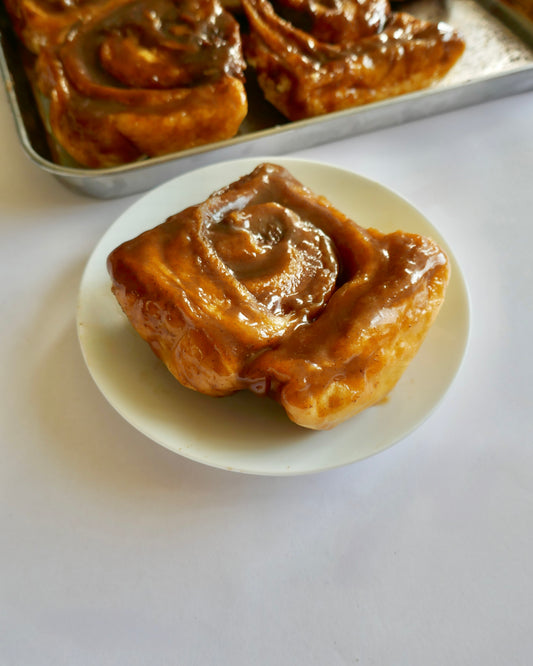 Toffee miso sticky bun