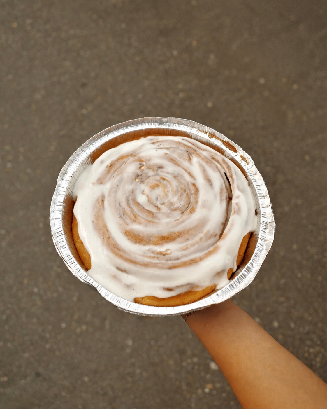 Giant cinnamon roll