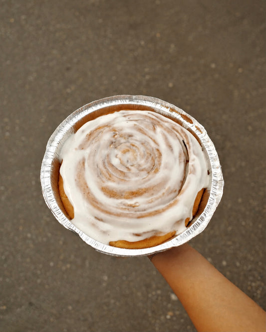 Giant cinnamon roll