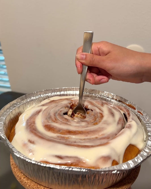 Giant cinnamon roll